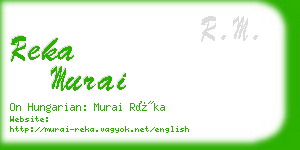 reka murai business card